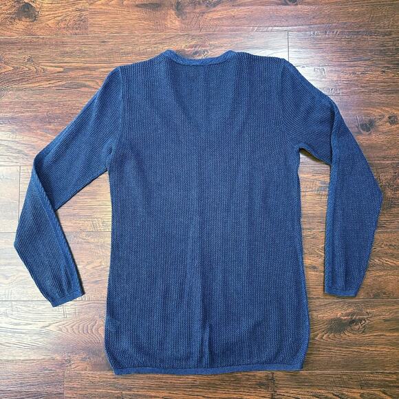 Pendleton Blue V-Neck Long Sleeve Pullover Sweater Womens L Classic Fit Knitted - Picture 3 of 7
